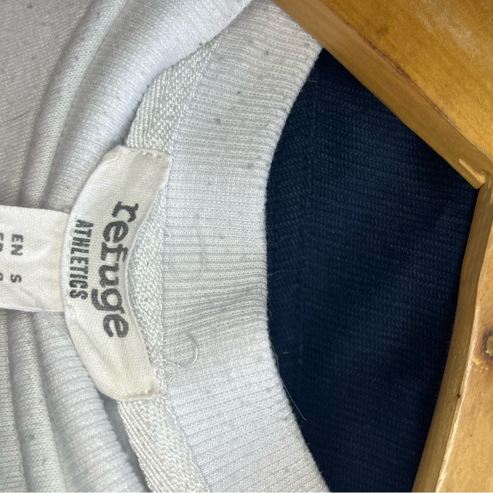 Refugee Women's Classic White Crew Neck Sweater